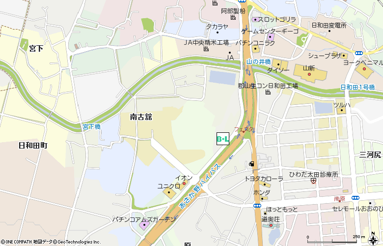 エースコンタクト　フェスタヴィレッジ店付近の地図